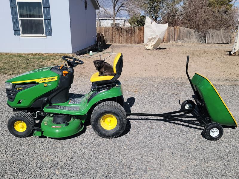 Pulls my sweeper with zero strain