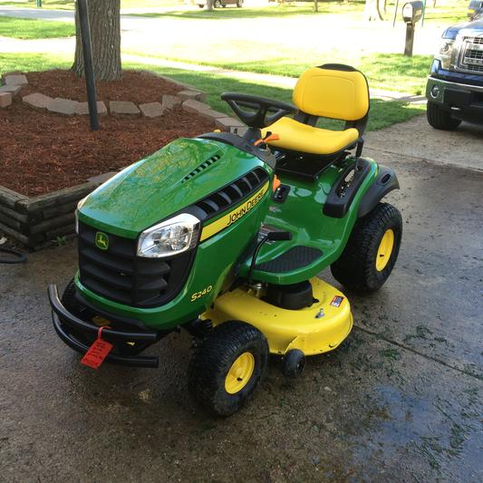 Snow plow attachment fits perfectly