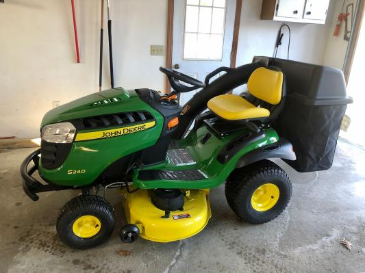 Pulls my sweeper with zero strain